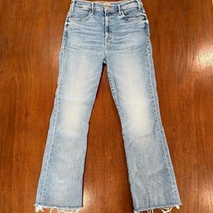 MOTHER The Hustler Ankle Fray Jeans